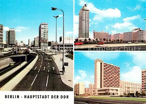 AK / Ansichtskarte Berlin Autotunnel Alexanderplatz Interhotel Berlin Hans Beimer Strasse Berlin