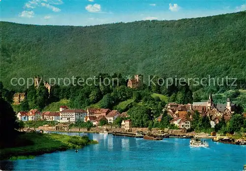 AK / Ansichtskarte Neckarsteinach Partie am Neckar Neckarsteinach