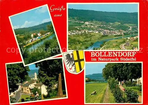 AK / Ansichtskarte Bollendorf_Suedeifel Campingplatz Panorama Strasse Promenade Bollendorf_Suedeifel