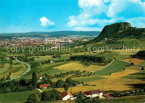 AK / Ansichtskarte Singen_Hohentwiel mit Burg Hohentwiel Singen Hohentwiel