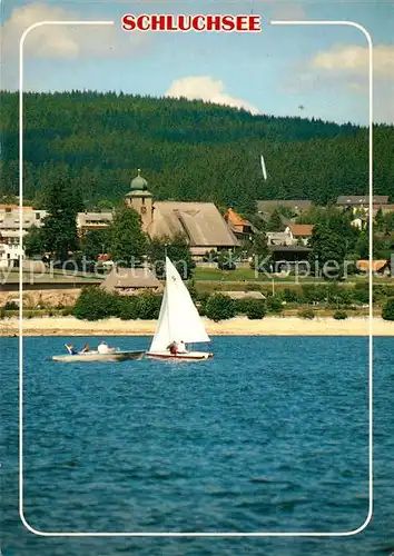 AK / Ansichtskarte Schluchsee Seepartie Schluchsee