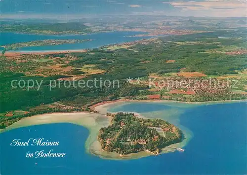 AK / Ansichtskarte Insel_Mainau Fliegeraufnahme Insel Mainau