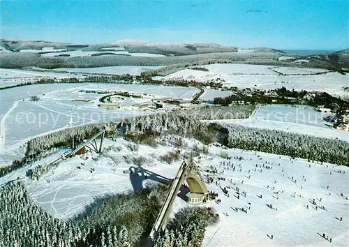 AK / Ansichtskarte Winterberg_Hochsauerland St Georg Schanze und Mattenschanze Fliegeraufnahme Winterberg_Hochsauerland