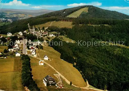 AK / Ansichtskarte Kuestelberg Fliegeraufnahme mit Hotel Haus Albert  Kuestelberg