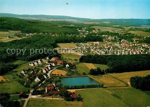 AK / Ansichtskarte Bad_Rothenfelde Klostermuehle und Helferner Esch Fliegeraufnahme Bad_Rothenfelde