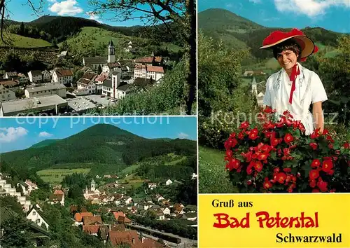 AK / Ansichtskarte Bad_Peterstal Griesbach Teilansichten Trachtenmaedchen Bad_Peterstal Griesbach