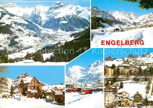 AK / Ansichtskarte Engelberg_OW Winterlandschaften Engelberg OW