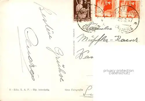 AK / Ansichtskarte Milano Piazza della Scala Milano