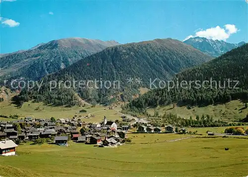 AK / Ansichtskarte Reckingen_Goms Panorama Binnenhorn Reckingen Goms