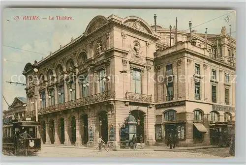 AK / Ansichtskarte Reims_Champagne_Ardenne Theater Reims_Champagne_Ardenne