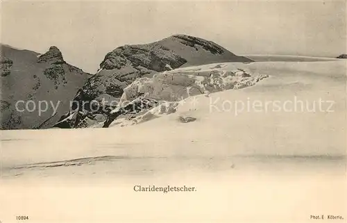 AK / Ansichtskarte Gletscher Claridengletscher  Gletscher