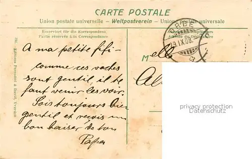 AK / Ansichtskarte Kuehe Montagne Orbe  Kuehe