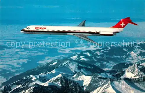 AK / Ansichtskarte Swissair McDonnell Douglas DC 9 81 Swissair