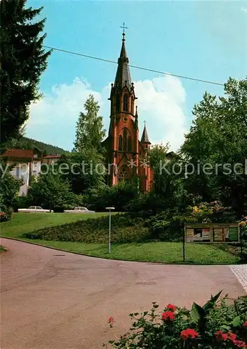 AK / Ansichtskarte Wildbad_Schwarzwald St Bonifatius Kirche Wildbad_Schwarzwald