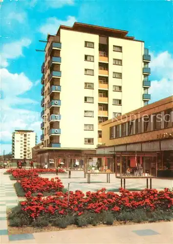 AK / Ansichtskarte Eisenhuettenstadt Leninallee Hochhaeuser Eisenhuettenstadt