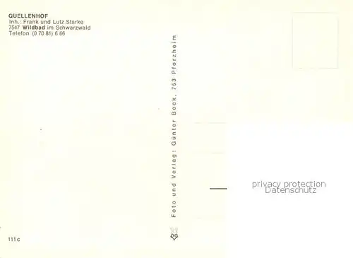 AK / Ansichtskarte Wildbad_Schwarzwald Quellenhof Rehazentrum Wildbad_Schwarzwald