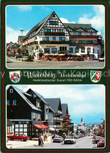 AK / Ansichtskarte Winterberg_Hochsauerland Hellenbad Strassenpartie Winterberg_Hochsauerland