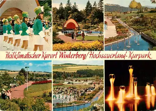 AK / Ansichtskarte Winterberg_Hochsauerland Kurpark Teilansichten Winterberg_Hochsauerland