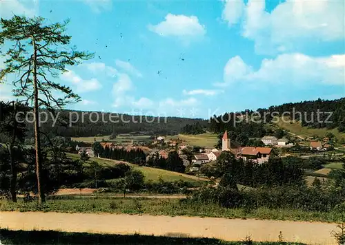 AK / Ansichtskarte Emsing_Titting_Oberbayern Gasthof Pension Dirsch Panorama Emsing_Titting_Oberbayern