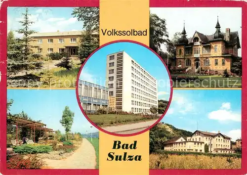 AK / Ansichtskarte Bad_Sulza Volkssolbad Teilansichten Bad_Sulza