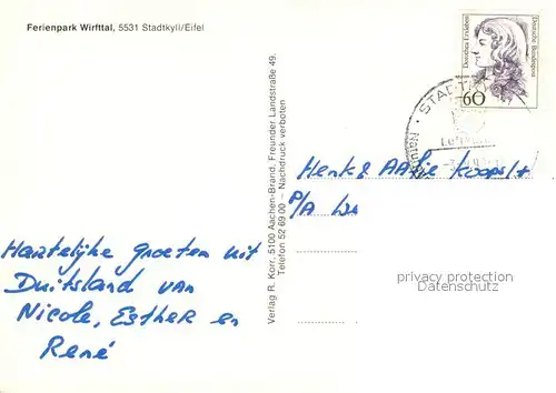 AK / Ansichtskarte Stadtkyll Ferienpark Wirfttal Schwimmbad Spielplatz Stadtkyll