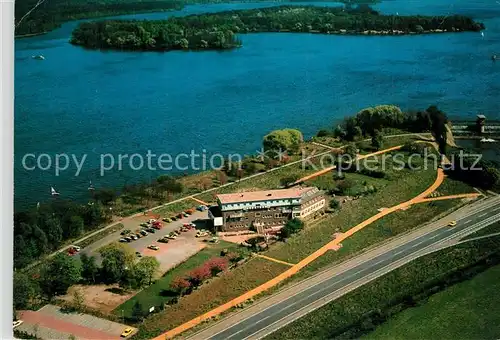 AK / Ansichtskarte Haltern_See Hotel Restaurant Seestern Fliegeraufnahme Haltern See