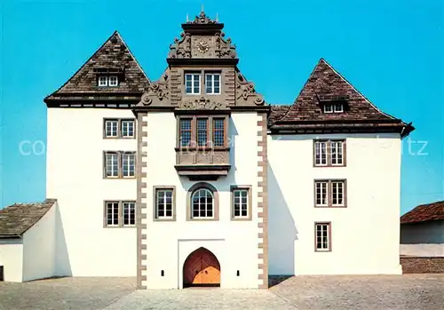 AK / Ansichtskarte Fuerstenberg_Weser Schloss Fuerstenberg  Fuerstenberg_Weser