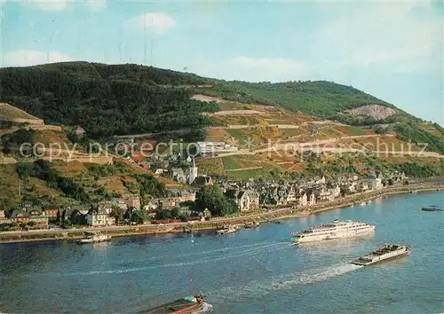 AK / Ansichtskarte Assmannshausen_Rhein Panorama Assmannshausen Rhein