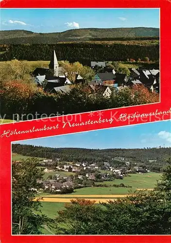 AK / Ansichtskarte Neuastenberg Ortsblick Panorama Neuastenberg