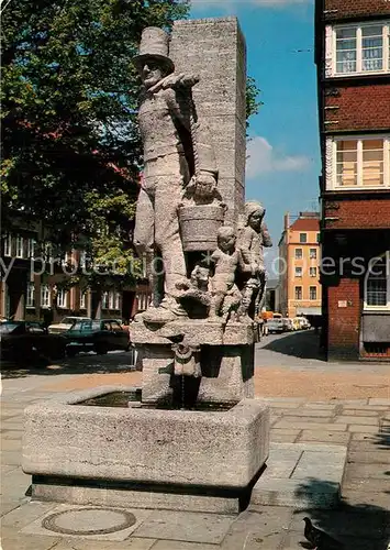 AK / Ansichtskarte Hamburg Hummel Denkmal Hamburg