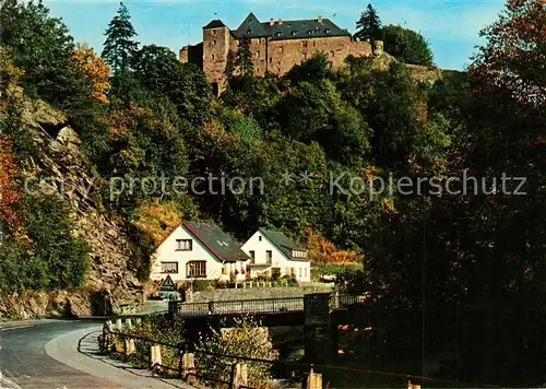AK / Ansichtskarte Monschau Burg und Jugendherberge Monschau