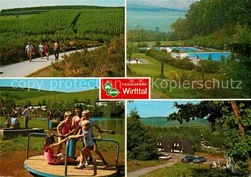 AK / Ansichtskarte Stadtkyll Ferienpark Wirfttal Schwimmbad Spielplatz Stadtkyll