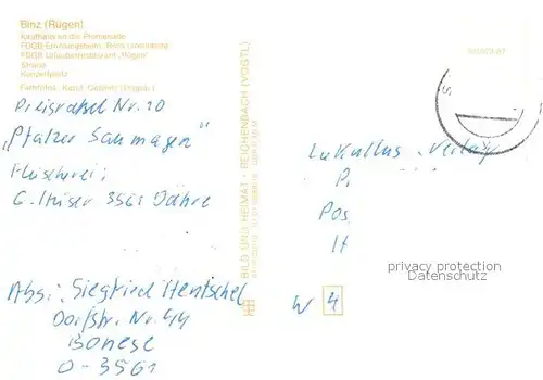 AK / Ansichtskarte Binz_Ruegen FDGB Erholungsheim Strand Konzertplatz Binz_Ruegen