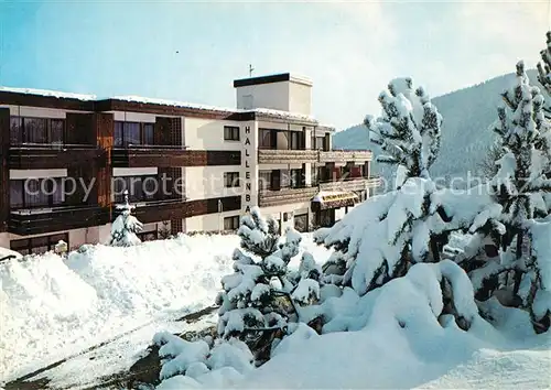AK / Ansichtskarte Obertal_Baiersbronn Waldhotel Sommerberg Winter Obertal Baiersbronn