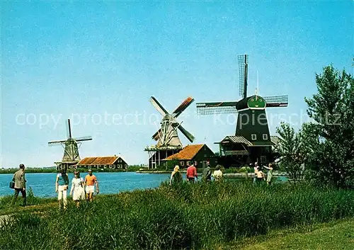 AK / Ansichtskarte Zaanstad Windmuehlen Zaanstad