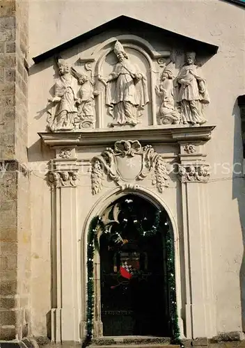 AK / Ansichtskarte Deggendorf_Donau Goldene Pforte Grabkirche Deggendorf Donau