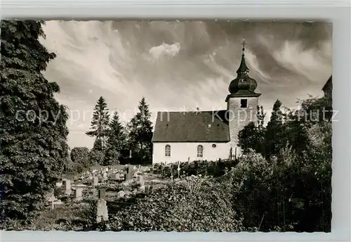AK / Ansichtskarte Dannenfels Kirche Friedhof Dannenfels