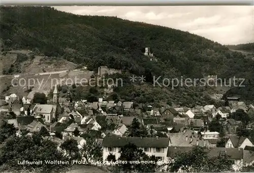AK / Ansichtskarte Wolfstein_Pfalz Stadtpanorama Luftkurort Schloesser Nordpfaelzer Bergland Wolfstein_Pfalz