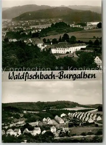 AK / Ansichtskarte Waldfischbach Burgalben Stadtpanorama Bromsilber Waldfischbach Burgalben
