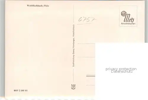 AK / Ansichtskarte Waldfischbach Burgalben Panorama Waldfischbach Burgalben