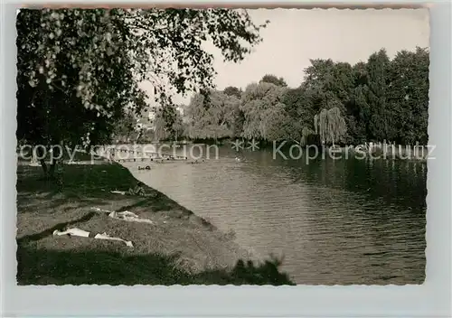 AK / Ansichtskarte Hochspeyer Partie am Fluss Hochspeyer