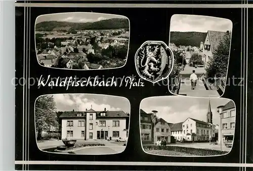 AK / Ansichtskarte Waldfischbach Burgalben Stadtpanorama Motive in der Innenstadt Bromsilber Waldfischbach Burgalben