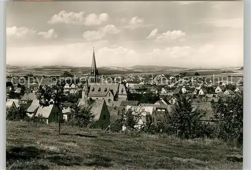 AK / Ansichtskarte Otterbach_Pfalz Stadtpanorama mit Blick ins Lautertal Otterbach Pfalz