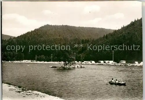 AK / Ansichtskarte Waldfischbach Burgalben Camping Clausensee Naturpark Pfaelzer Wald Waldfischbach Burgalben
