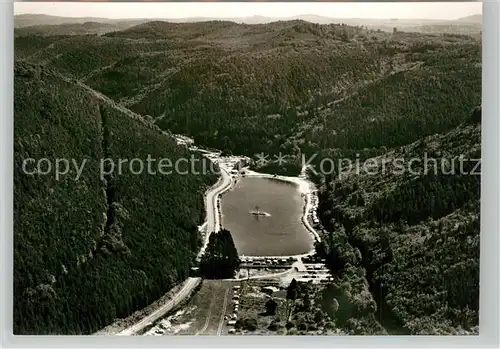 AK / Ansichtskarte Waldfischbach Burgalben Camping Clausensee Naturpark Pfaelzer Wald Fliegeraufnahme Waldfischbach Burgalben