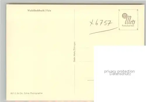 AK / Ansichtskarte Waldfischbach Burgalben Panorama Waldfischbach Burgalben