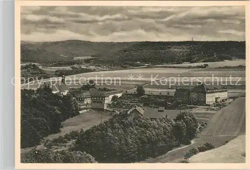 AK / Ansichtskarte Waldfischbach Burgalben Landschaftspanorama mit Wallfahrtsort Maria Rosenberg Fliegeraufnahme Waldfischbach Burgalben