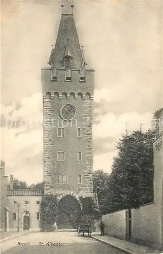 AK / Ansichtskarte Basel_BS St. Albantor Basel_BS