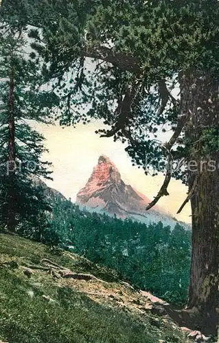AK / Ansichtskarte Matterhorn_VS Zermatt Matterhorn VS