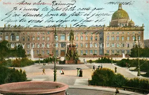 AK / Ansichtskarte Berlin Lustgarten Koenigliches Schloss Berlin